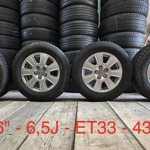 AUDI SET 5X112 16" GUME CONTINENTAL 215/65R16 / 4 KOMADA