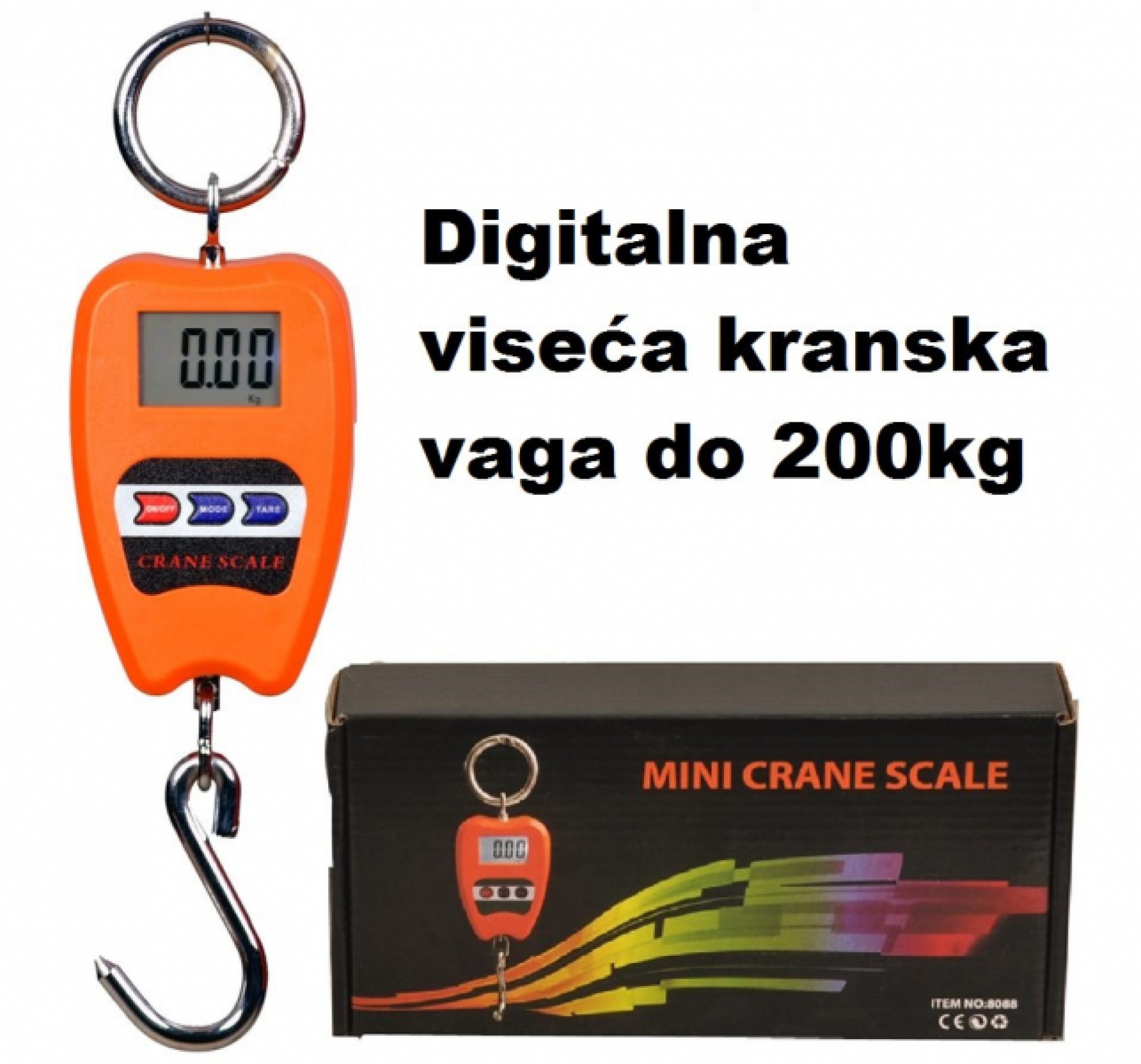 Digitalna viseća kranska vaga 200kg