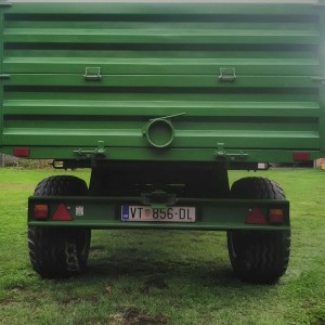 Prikolica Reisch trostrani kiper 6t.