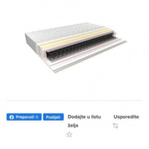 Madrac Energy Memo 200 x 80 cm kao Nova veličina 0,80 x 2,00 cm Kontak