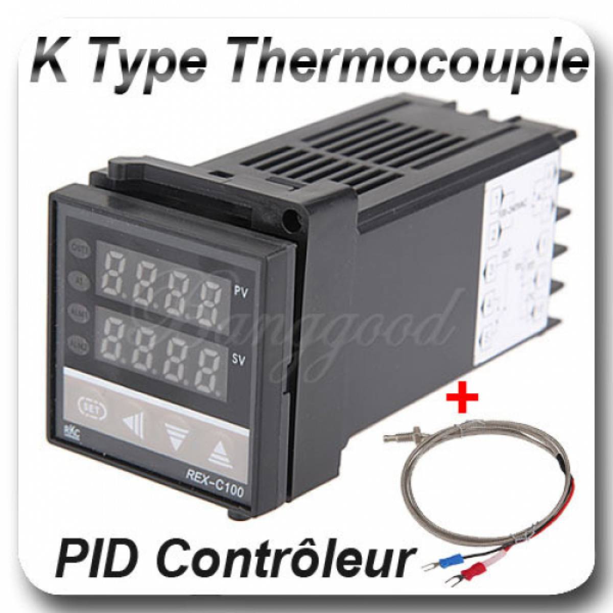 Digitalni termostat REX-C100 220V PID sa sondom 400+C