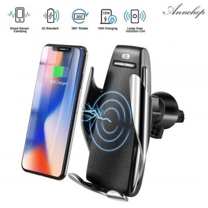 Pametni automobilski bežični punjač S5 ( Automatsko stezanje )