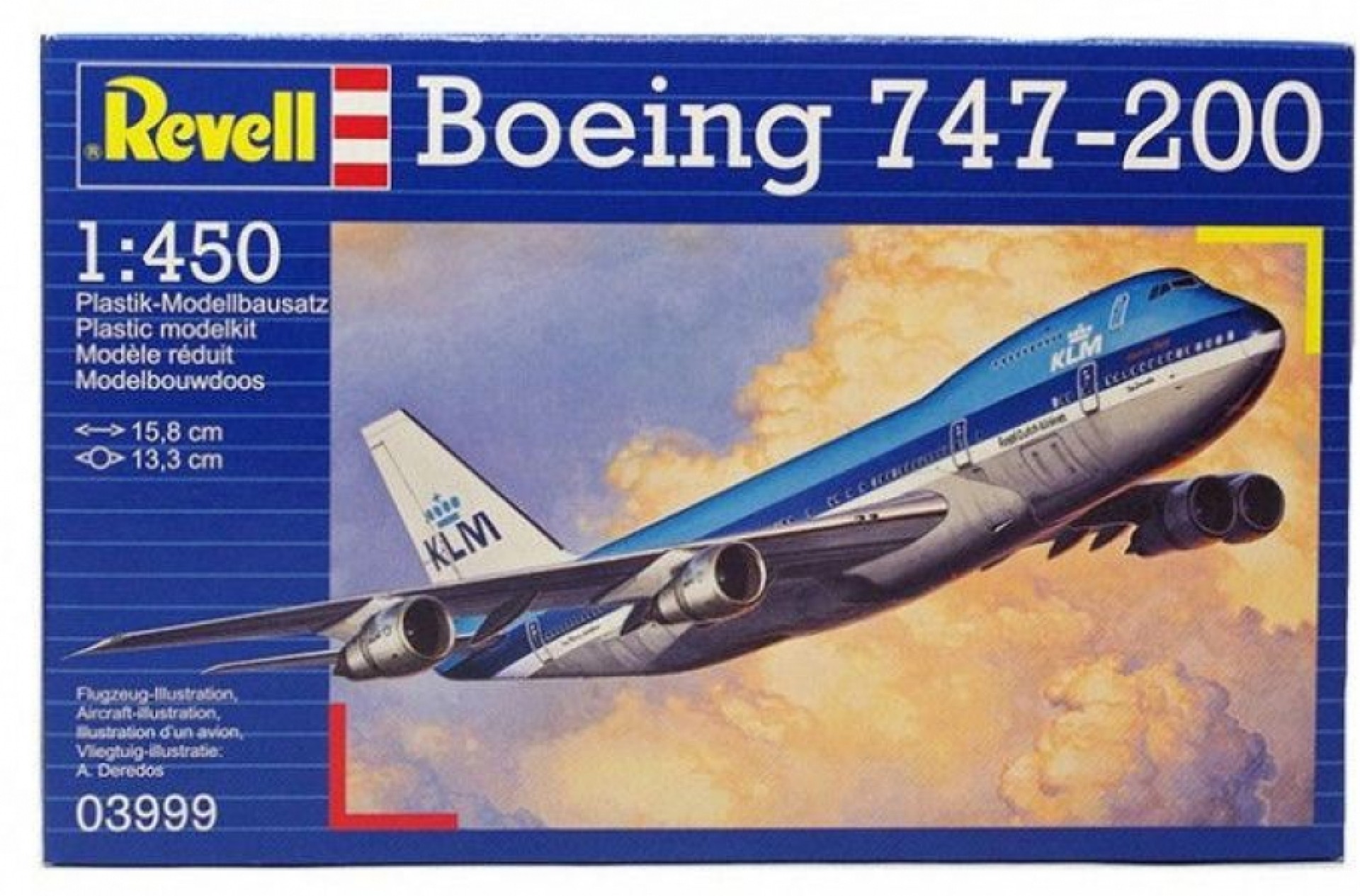 Maketa avion Boeing 747-200