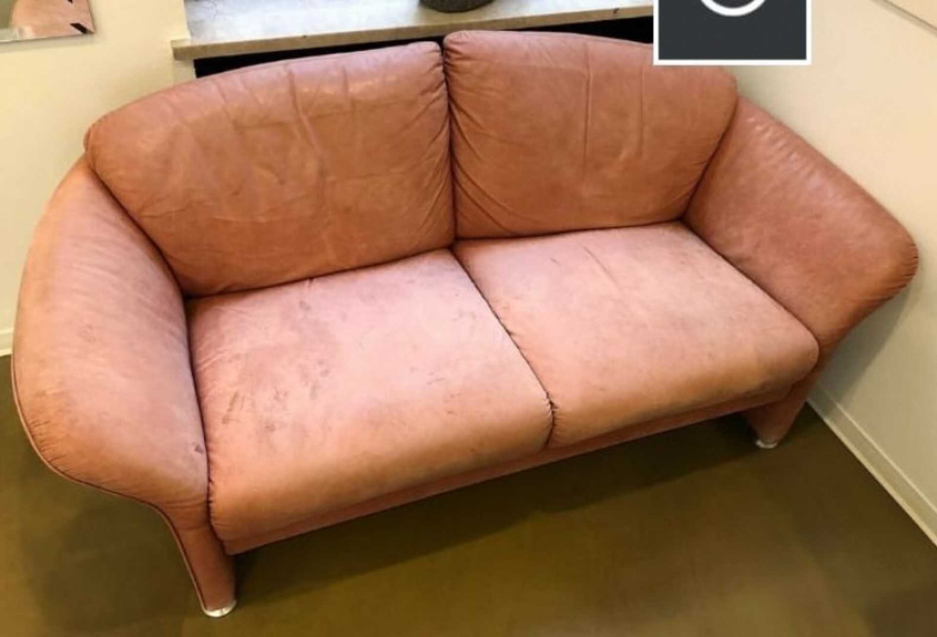 Kozni dvosjed crveni 200 x 90. BESPLATNA DOSTAVA! Iz Njemačke