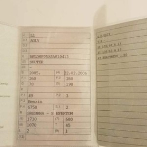 Prodajem Skuter ADLY L1,2006
