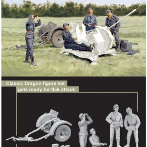 Maketa figurice 2 cm Flak Crew w/SD.Ah.51 1/35 1:35