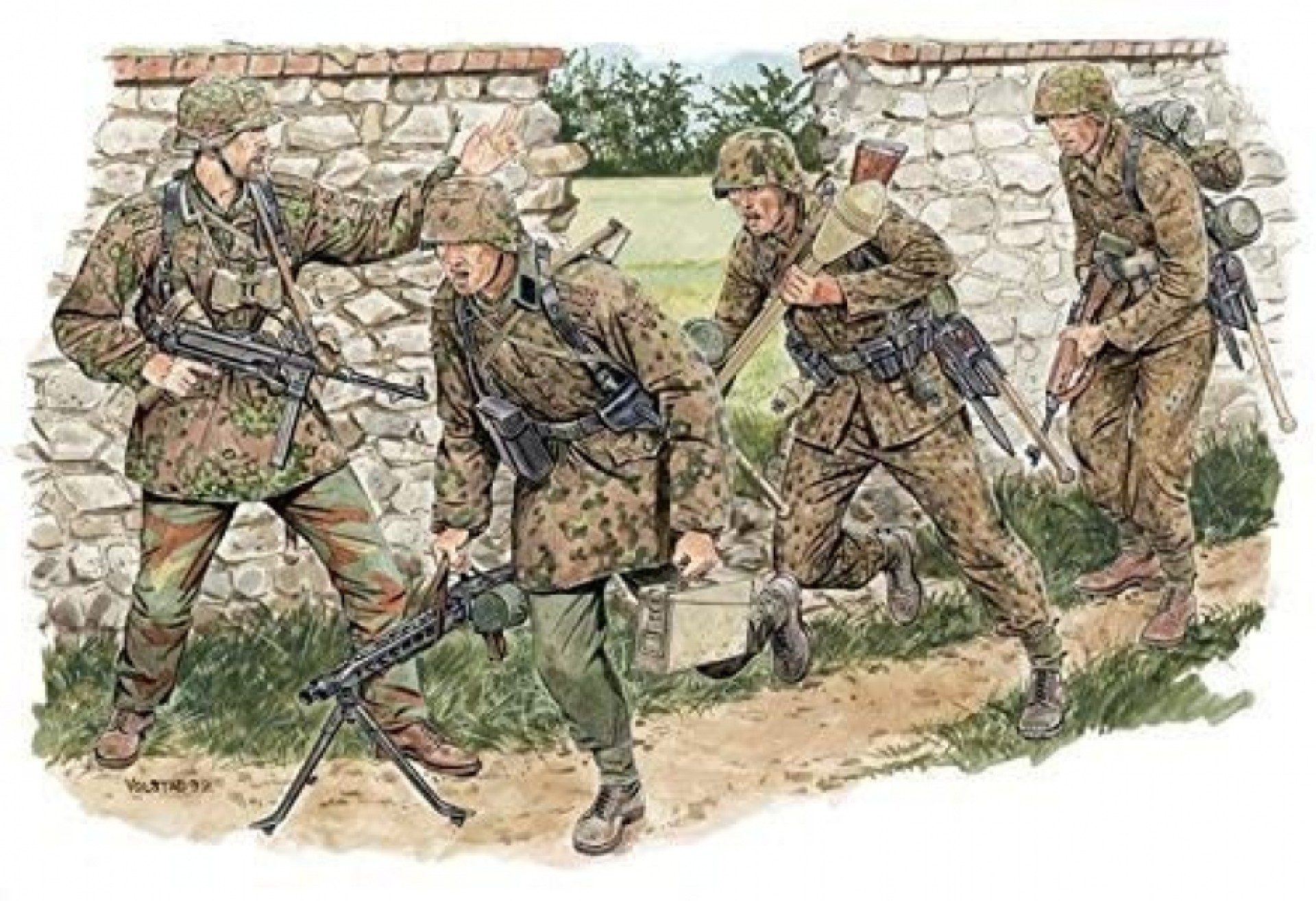 Maketa figurice Waffen SS Normandy 1944 1/35 1:35