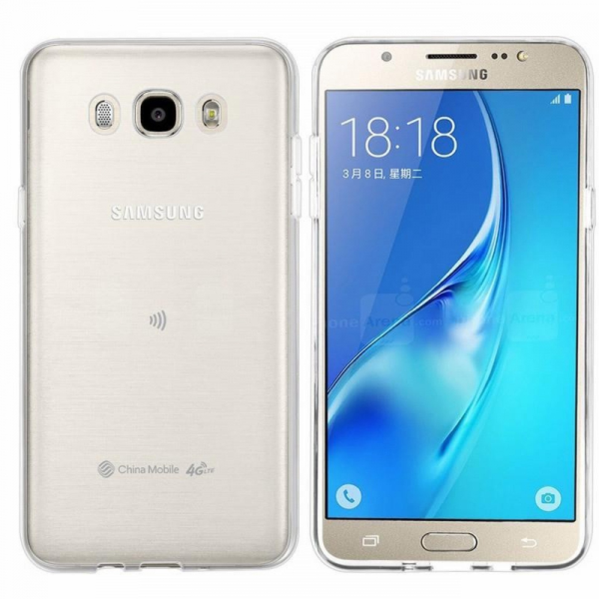 SAMSUNG GALAXY J5 (2016)  PROZIRNA SILIKONSKA MASKA