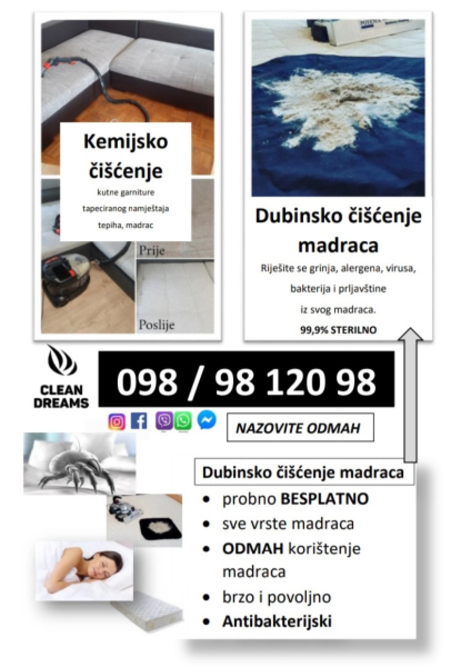 DUBINSKO KEMIJSKO čišćenje