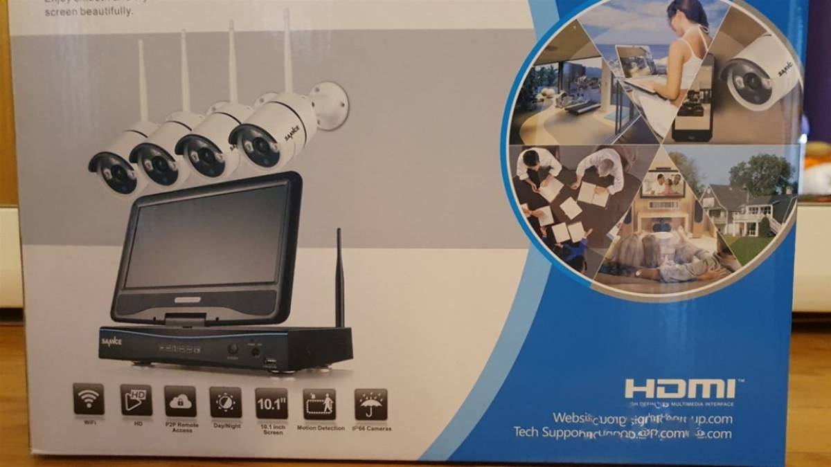 NVR WI-FI video nadzor sa 4 kamere