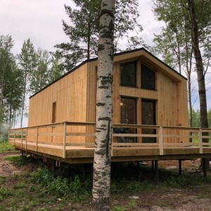 DRVENA MONTAŽNA KUćA-MODULARNA 45 m2