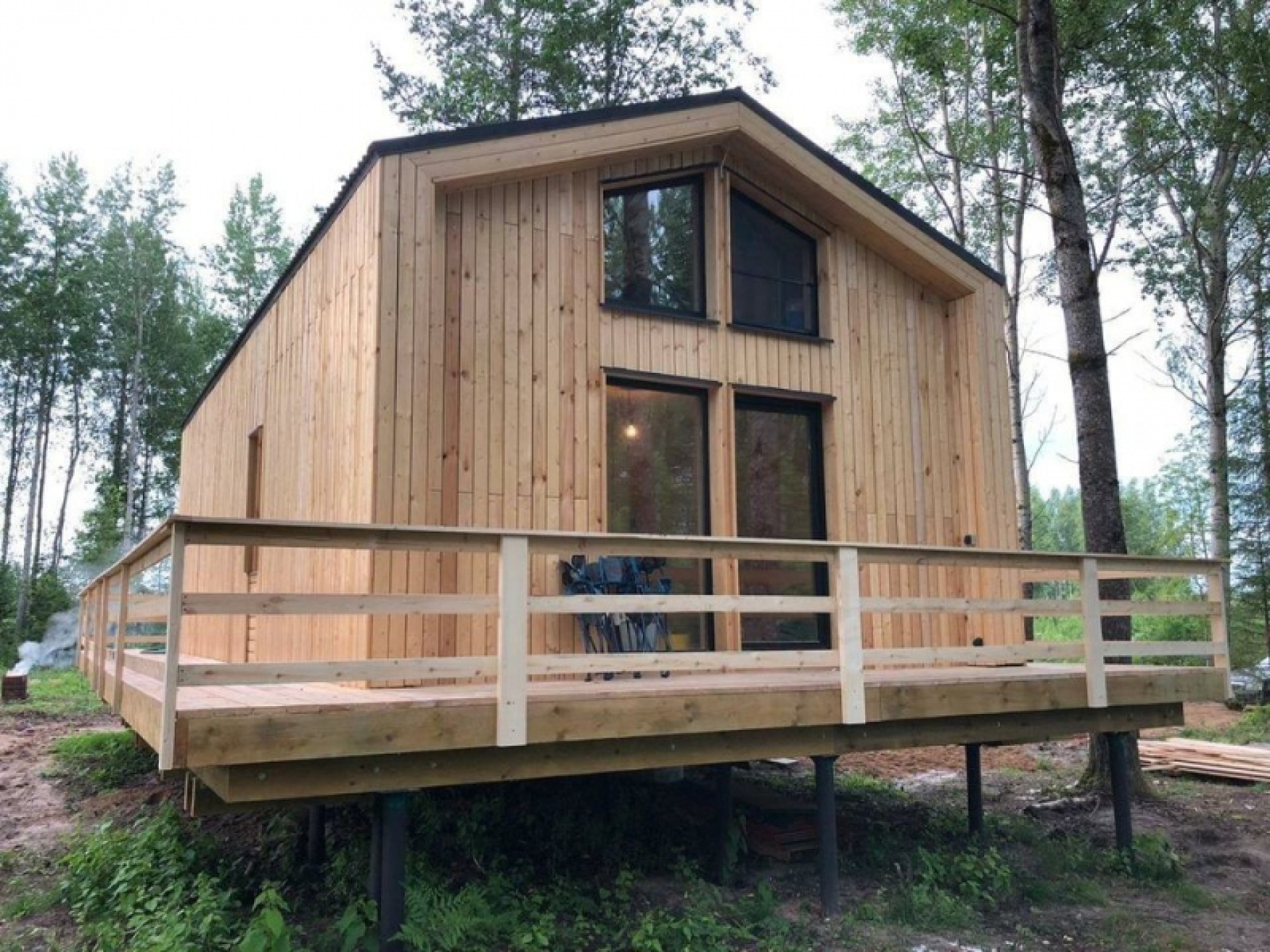 DRVENA MONTAŽNA KUćA-MODULARNA 45 m2