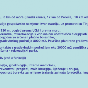 Turistički punkt za gradnju hotela (18000m2 urb+2000m2 neurb)