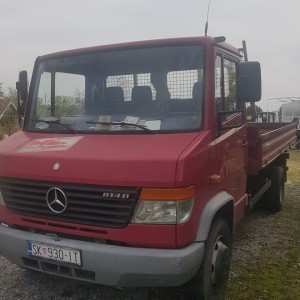 Mercedes 814 vario kiper 240000 km, servisna, bobcat 753