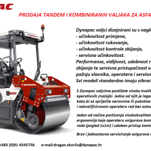 DYNAPAC - Valjci za asfalt