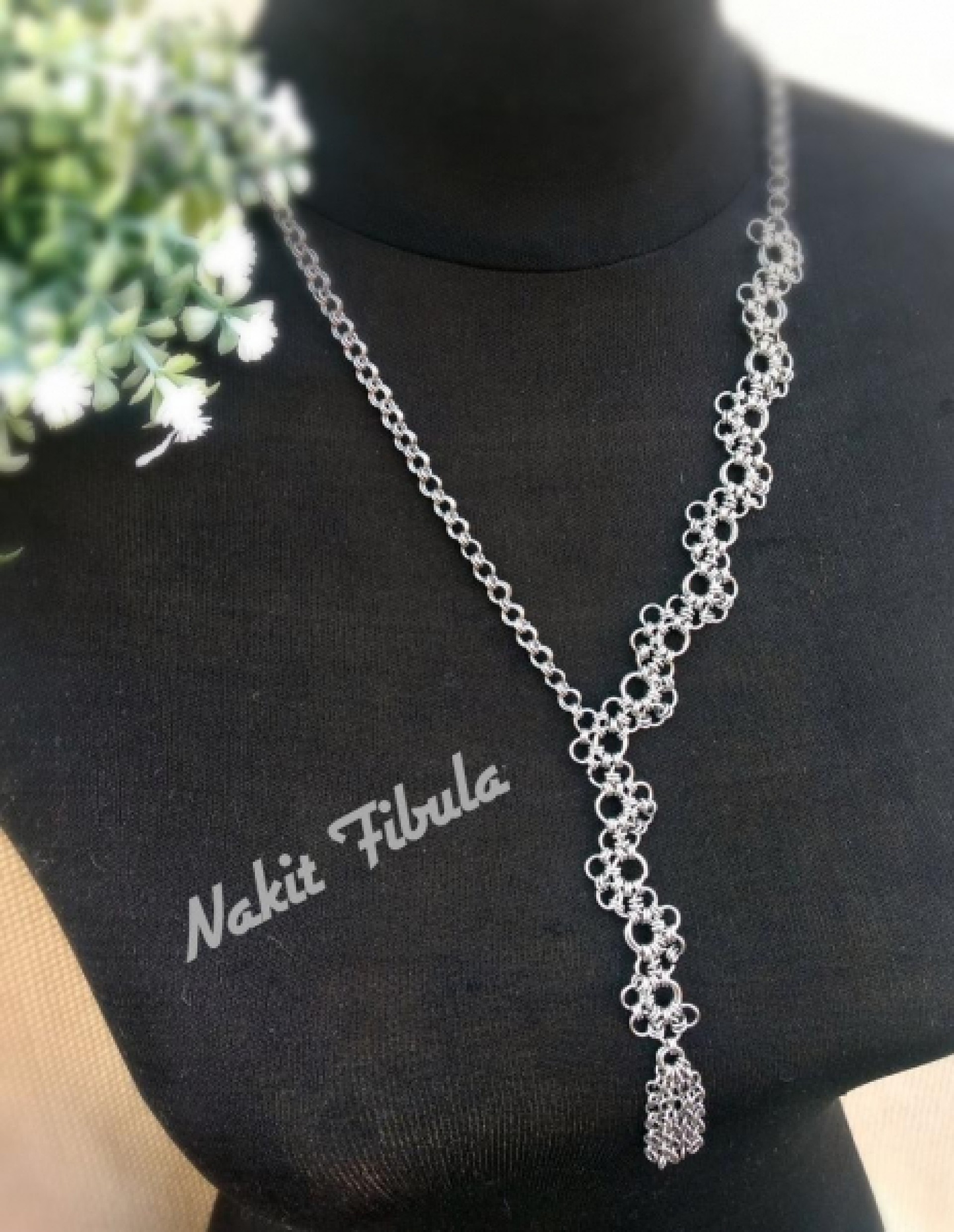 Dugačka ogrlica od nehrđajućeg čelika