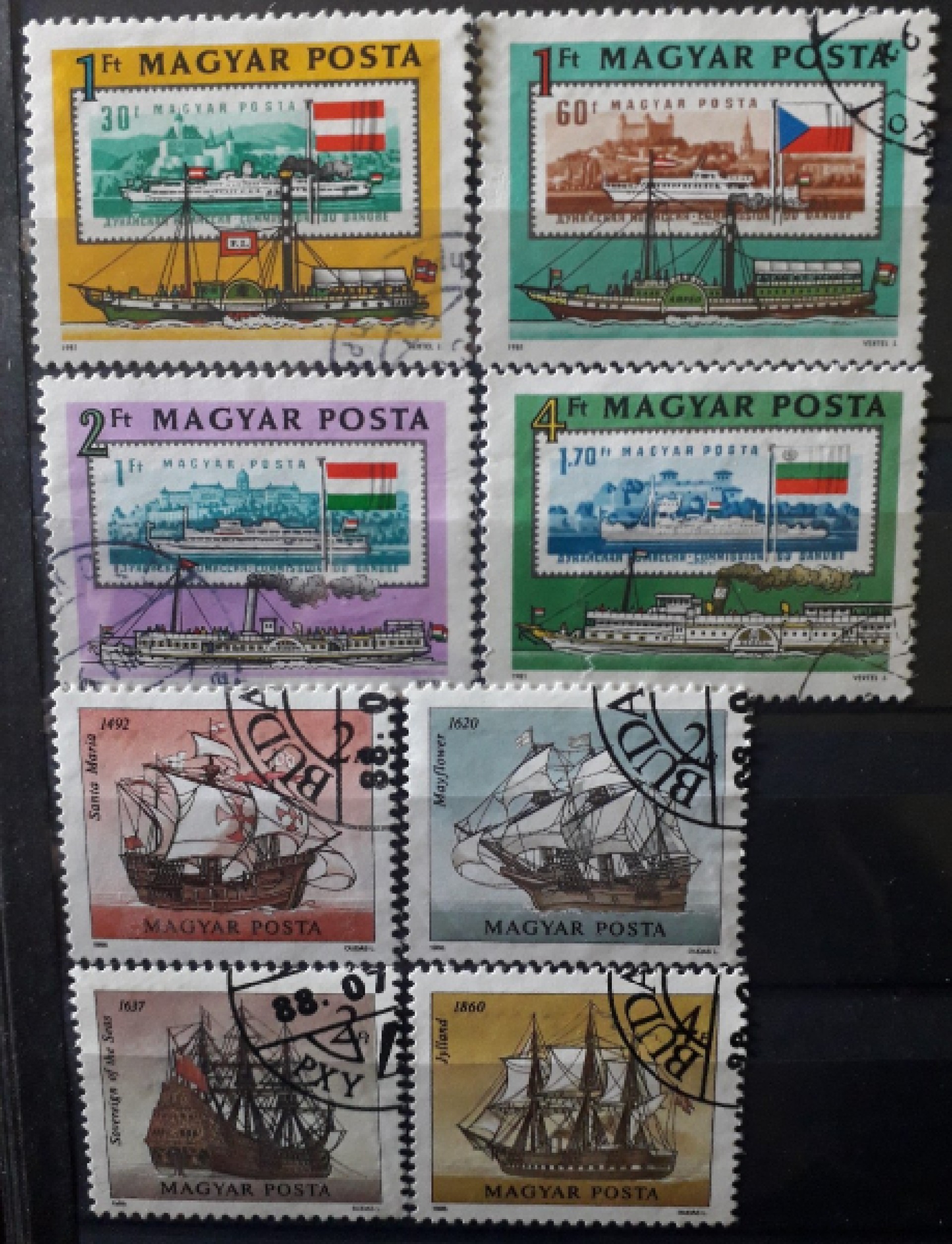 Mark LOT br. 162  HUNGARY - brodovi