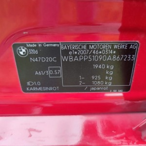 BMW E90 LCI serija 3 320d 2010.g. REG 05/2022
