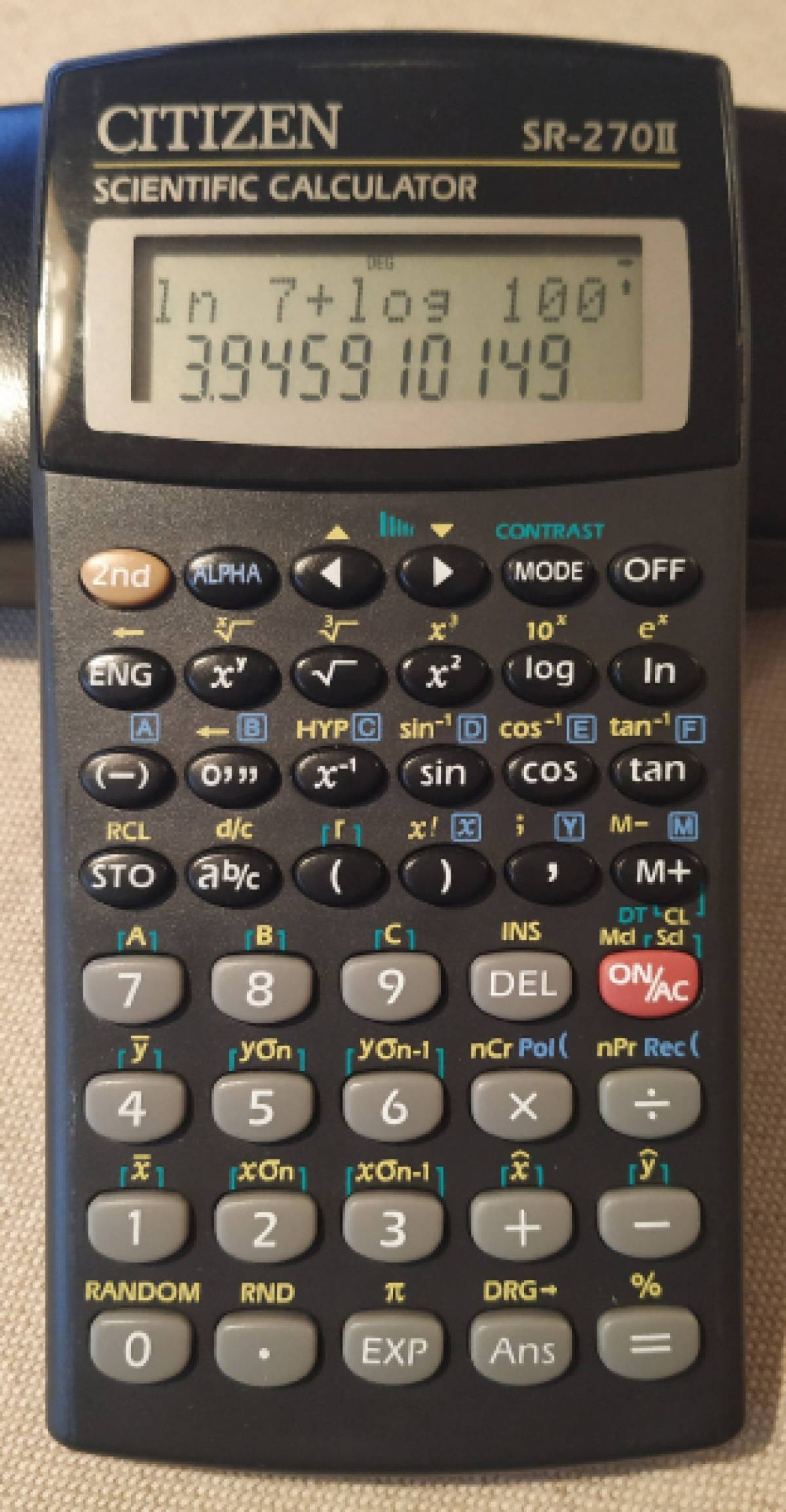 CITIZEN SR-270II Scientific Calculator