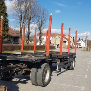 DAF XF 430 šumar sa prikolicom
