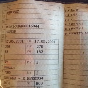 Peugeot vivacity 49 cm3, 2001 god.