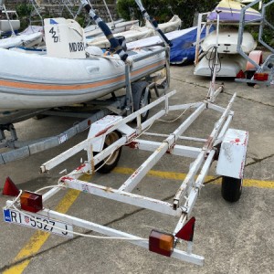 Šljuka / Snipe Class jedrilica sa prikolicom