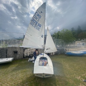 Šljuka / Snipe Class jedrilica sa prikolicom