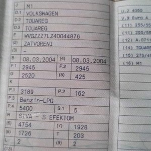 VW TOUAREG 3,2 V6