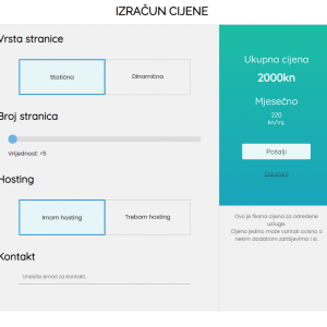 - IZRADA WEB STRANICA -
