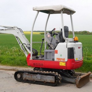 Mini Bager Takeuchi TB 016, 2013