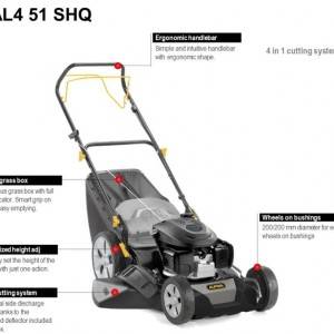 Alpina samohodna motorna kosilica AL5 51 SHQ 4u1 Honda GCV X170 OHV 1