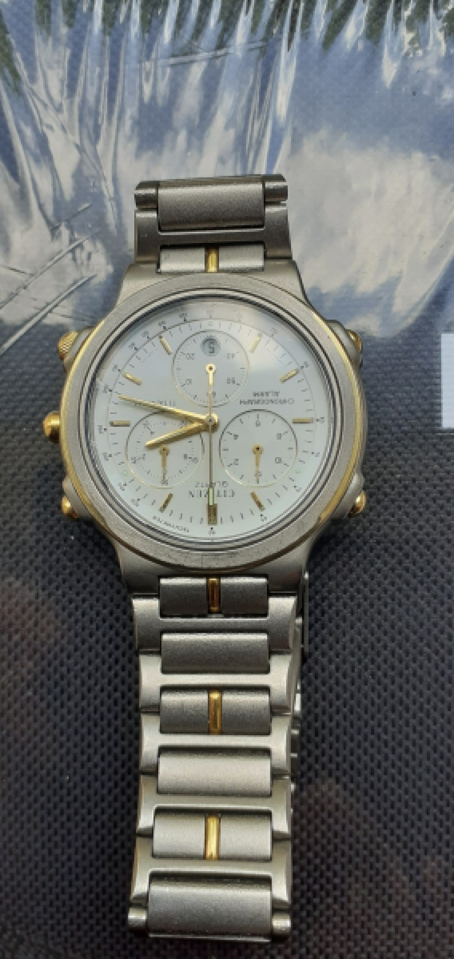 Citizen Speedmaster Chronograph Alarm Datum Full Titanium