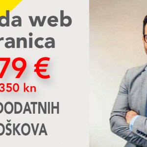 Izrada web stranica za 1290 kn