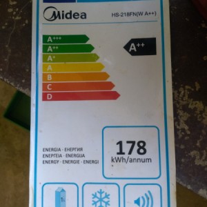 Zamrzivač ladičar Midea bijeli A++