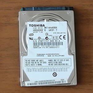 TOSHIBA 2,5 MK1646GSX, 160GB (76)