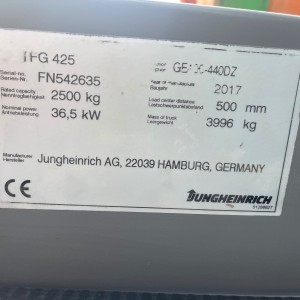 Viličar Jungheinrich TFG425 plinski 2017. God
