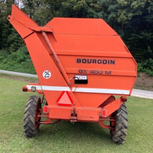 Bourgoin GX 400M sa original malčerom  samohodni berač kukuruza