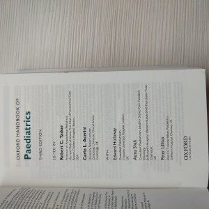 Oxford handbook of pediatrics