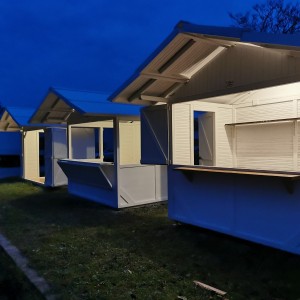 Najam i prodaja drvenih montažnih kućica za ugostiteljstvo i trgovinu
