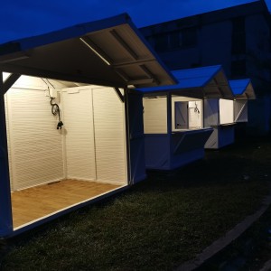 Najam i prodaja drvenih montažnih kućica za ugostiteljstvo i trgovinu