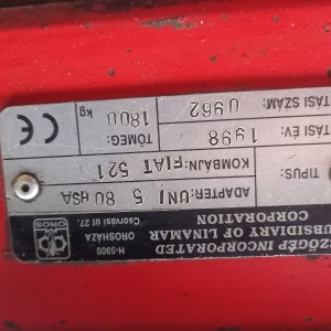 Adapter  za kombajn oros