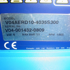 Compair Hydrovane HV04 AERD - lamelni kompresor sa sušačem zraka
