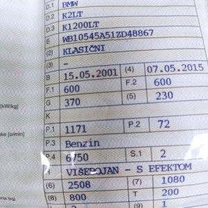 Prodajem BMW K1200LT