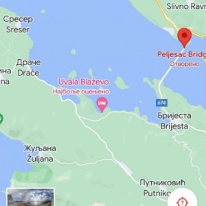 Plac na moru Peljesac-Hrvatska