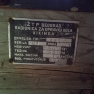 Prikolica kikinda sa orginal pločicom info na 0916038810