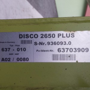 Roto kosa claas disko