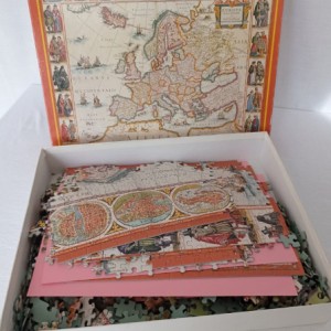 MB Puzzle 1500 mapa Europe 17. stoljece