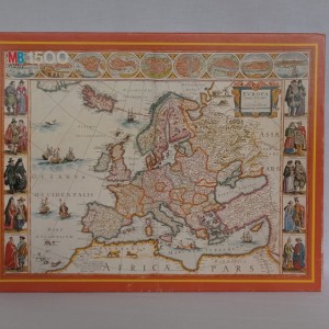 MB Puzzle 1500 mapa Europe 17. stoljece