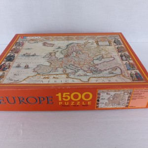 MB Puzzle 1500 mapa Europe 17. stoljece