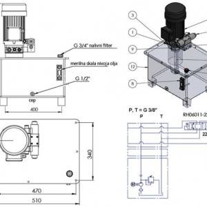 MINI HIDRAULIČNI AGREGAT 380V AC (4 kW)